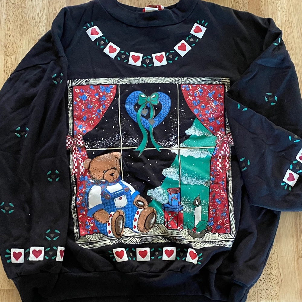 Vintage Holiday Teddy Crew